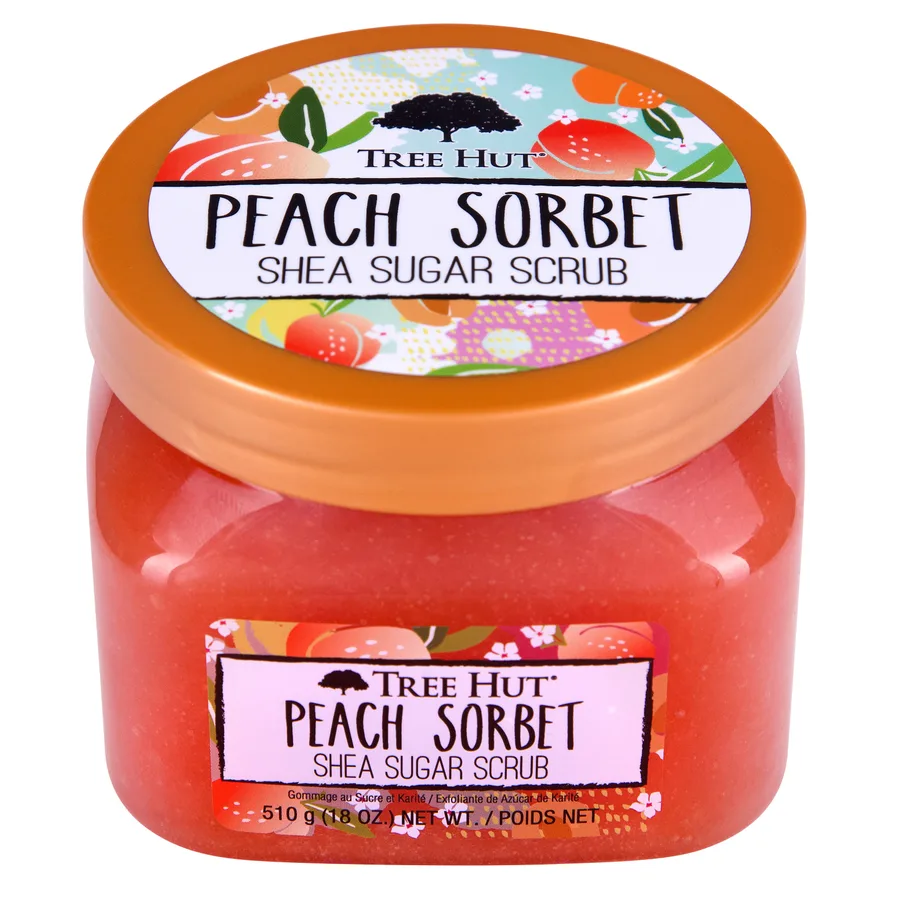 Shea Sugar Scrub Peach Sorbet Exfoliante Corporal 510 gr