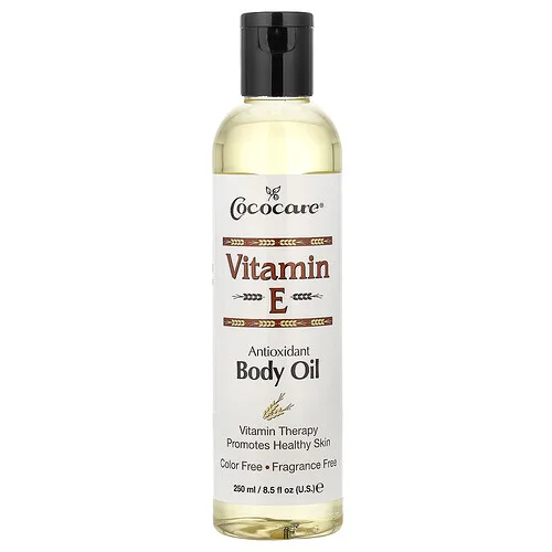 Cococare, Aceite para el cuerpo con vitamina E, 250 ml (8,5 oz. líq.)