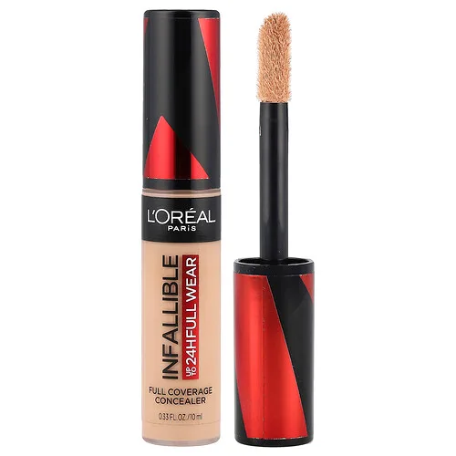 L'Oréal, Infalible, Corrector de cobertura total, 375 Latte, 10 ml (0,33 oz. líq.)
