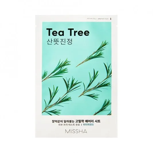 MISSHA - Airy Fit Sheet Mask - Tea Tree - 1pieza