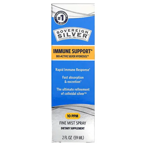 Sovereign Silver, Hydrosol™ Bio-Active Silver, Spray de bruma fina, 59 ml (2 oz. líq.)