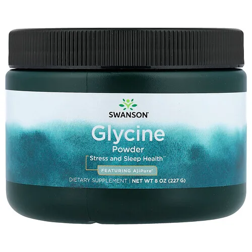 Swanson Vitamins, Glicina en polvo`` 227 g (8 oz)