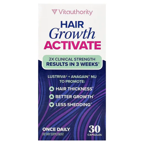 Vitauthority, Activador del crecimiento del cabello, 30 cápsulas