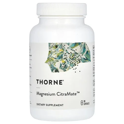Thorne, Magnesio CitraMate™, 90 cápsulas (135 mg por cápsula)