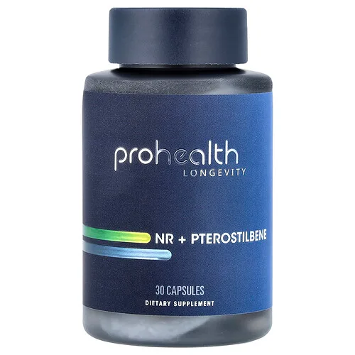 ProHealth Longevity, NR con pteroestilbeno, 30 cápsulas