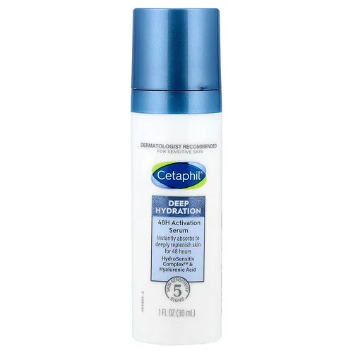 Cetaphil, Hidratación profunda, Sérum de activación 48H, Para piel sensible, 30 ml (1 oz. líq.)