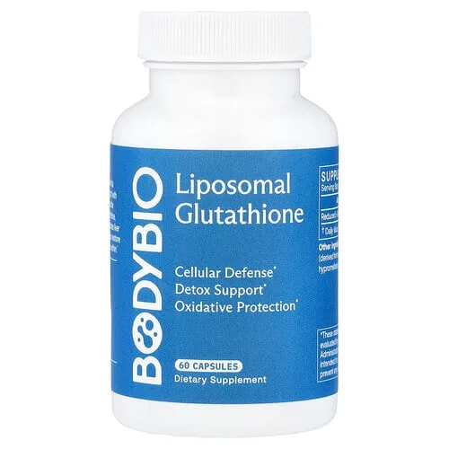 BodyBio, Glutatión liposomal, 60 cápsulas (250 mg por cápsula)