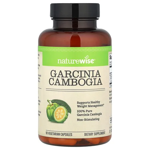 NatureWise, Garcinia cambogia, 90 cápsulas vegetales