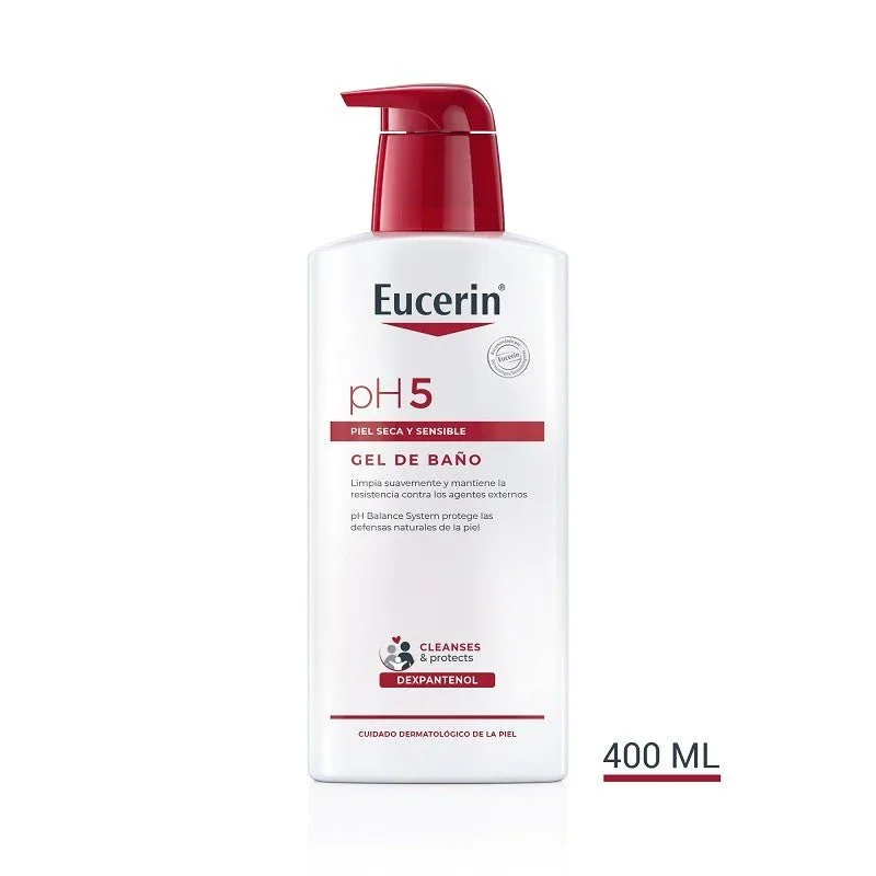 EUCERIN pH5 Gel de Baño Piel Seca y Sensible 400ml