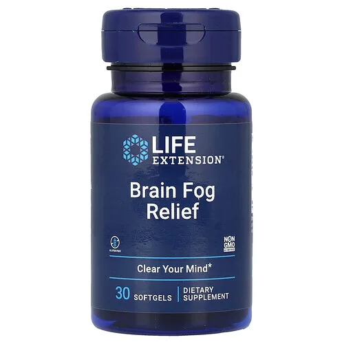 Life Extension, Alivio para la niebla cerebral, 30 cápsulas blandas