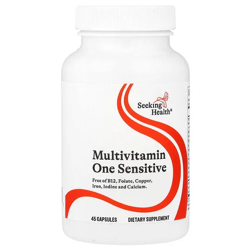 Seeking Health, Multivitamínico One Sensitive, 45 cápsulas