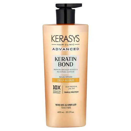 Kerasys, Avanzado, Champú para unir con queratina, Reparación profunda, 600 ml (20,2 oz. líq.)