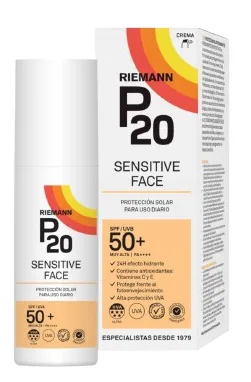 P20 Sensitive Face Crema Solar Facial SPF50+ 50 ml