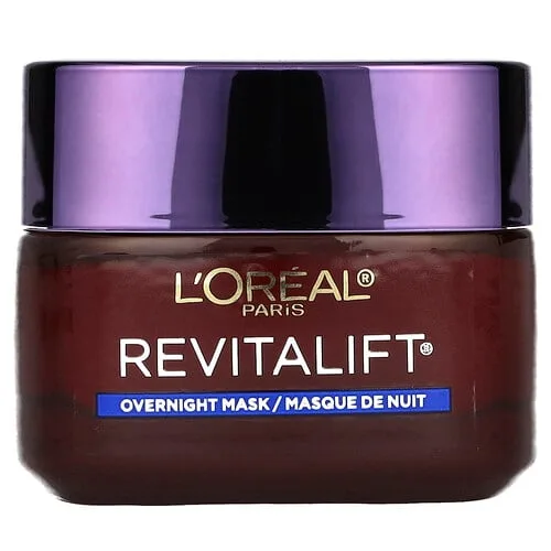 L'Oréal, Revitalift, Mascarilla de belleza antienvejecimiento de triple potencia, durante la noche, 48 g (1,7 oz)