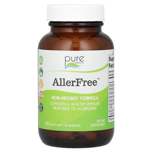 Pure Essence, AllerFree, 60 cápsulas vegetales