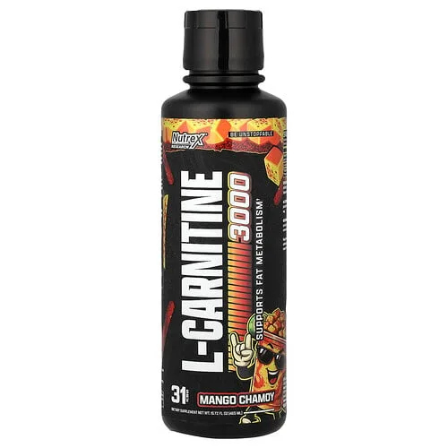 Nutrex Research, L-Carnitine 3000, Chamoy con mango, 465 ml (15,72 oz. líq.)