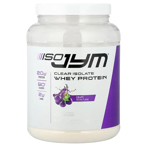 JYM Supplement Science, Proteína de suero de leche Clear Isolate, Uva, 1,1 lb (18,3 oz)