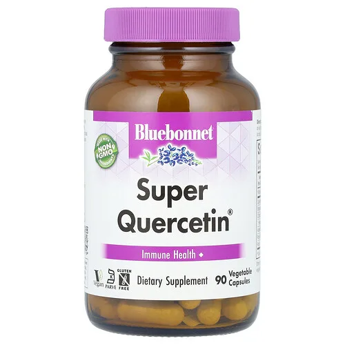 Bluebonnet Nutrition, Super Quercetin, 90 cápsulas vegetales