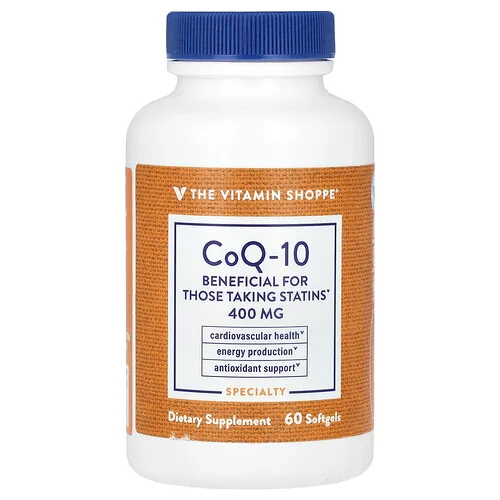 The Vitamin Shoppe, CoQ-10, 400 mg, 60 cápsulas blandas
