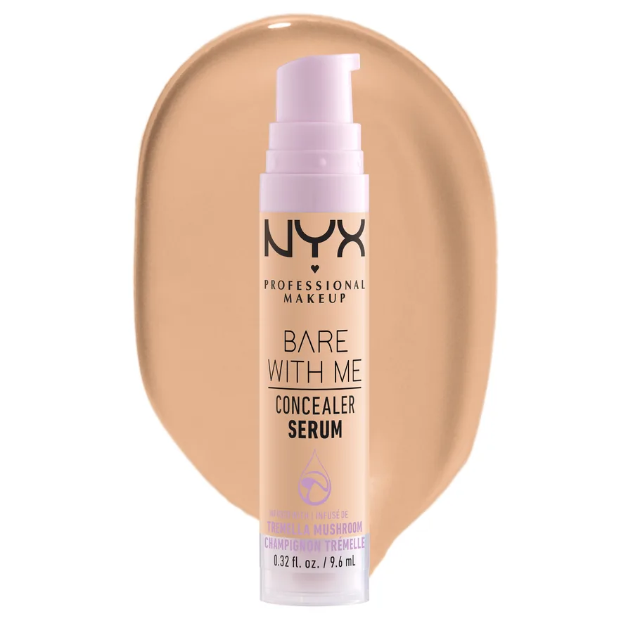 NYX Professional Makeup, Bare With Me, Sérum corrector, 04 Beige, 9,6 ml (0,32 oz. líq.)