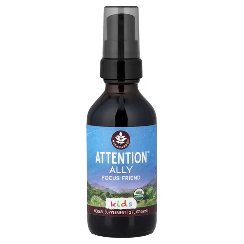 WishGarden Herbs, Attention™ Ally, Niños, 59 ml (2 oz. líq.)