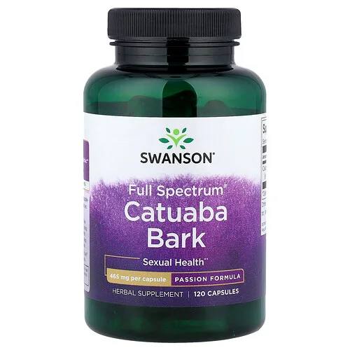 Swanson Vitamins, Full Spectrum®, Corteza de catuaba, 465 mg, 120 cápsulas