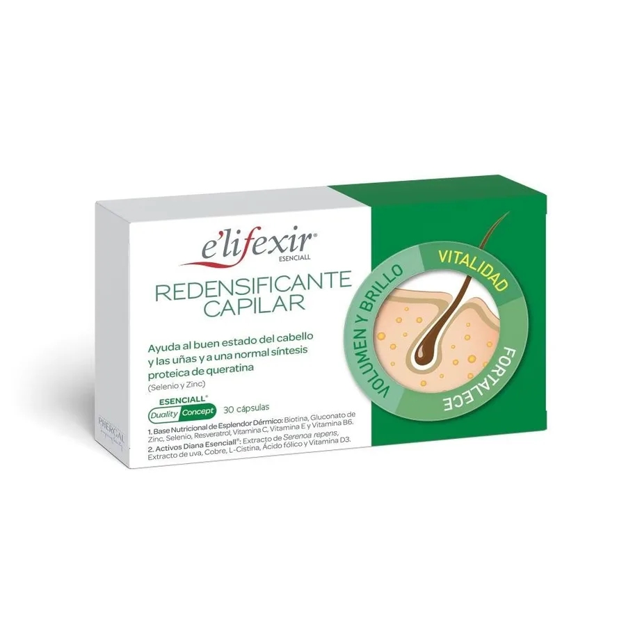 ELIFEXIR Esenciall Redensificante Capilar Anticaída 30 cápsulas