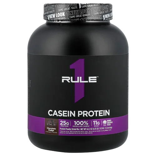 Rule One Proteins, Proteína de caseína, Dulce de chocolate, 1,82 kg (4,01 lb)