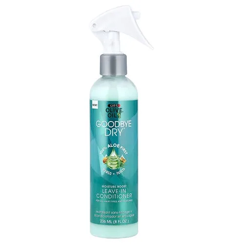 ORS, Olive Oil®, Goodbye Dry™, Acondicionador sin enjuague para potenciar la humectación, Para todo tipo de cabello y texturas, 236 ml (8 oz. líq.)