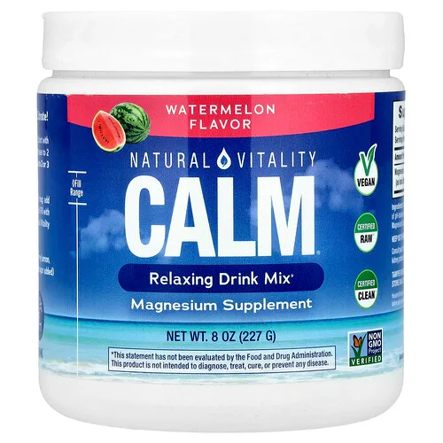 Natural Vitality, CALM®, Mezcla para preparar bebidas relajantes, Sandía, 227 g (8 oz)