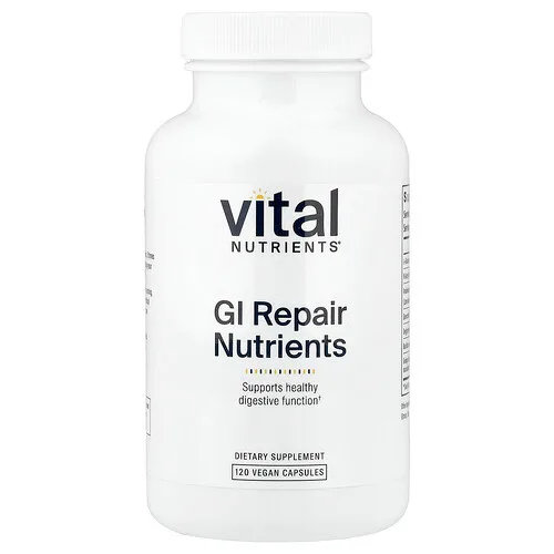 Vital Nutrients, Nutrientes para la reparación gastrointestinal, 120 cápsulas