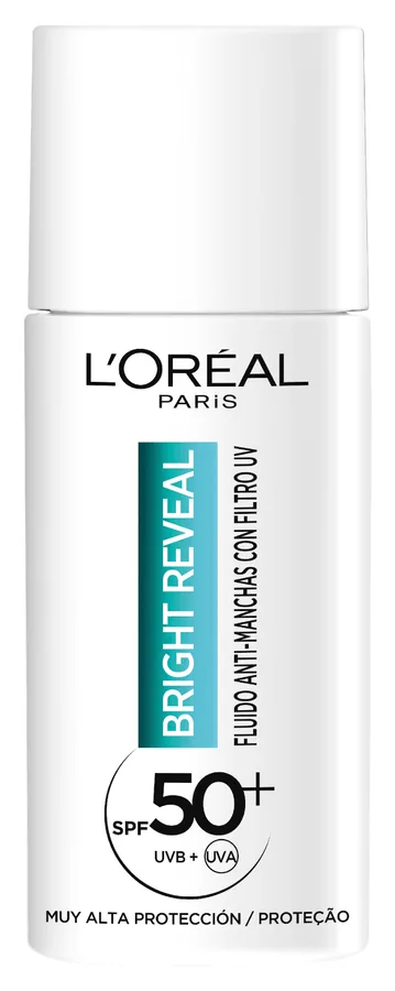 Bright Reveal Fluido Hidratante Anti-Manchas con Niacinamida SPF 50+ 50 ml