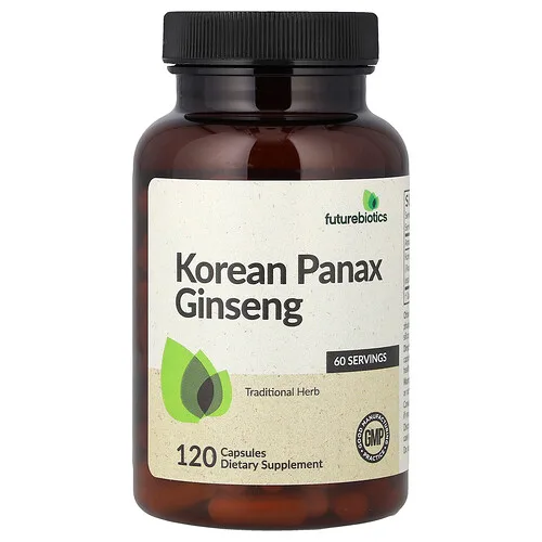 Futurebiotics, Panax ginseng coreano, 120 cápsulas