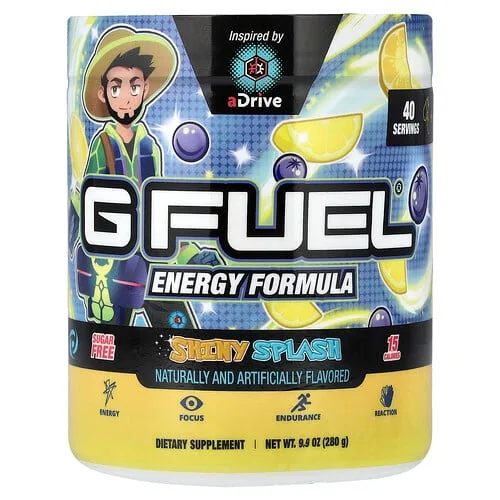G FUEL, Energy Formula, Salpicadura brillante, 280 g (9,9 oz)