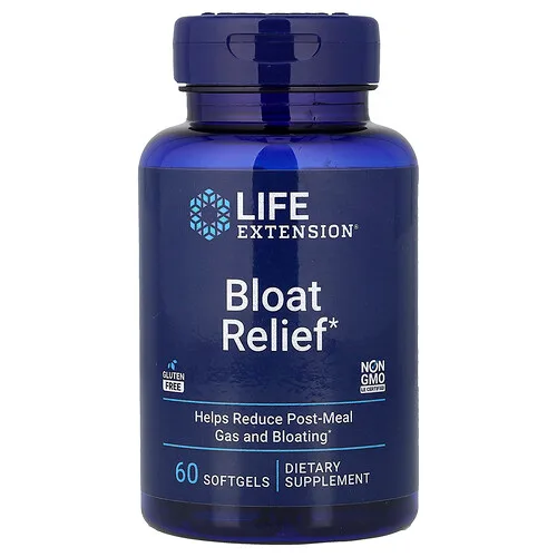 Life Extension, Alivio de la hinchazón, 60 cápsulas blandas