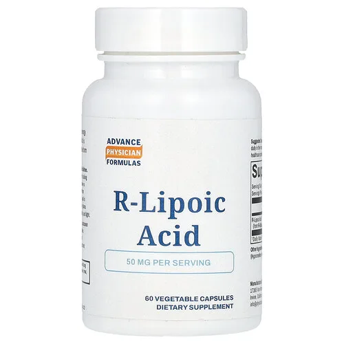 Advance Physician Formulas, Ácido R-lipoico, 50 mg, 60 cápsulas vegetales