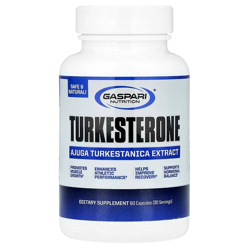 Gaspari Nutrition, Turkesterona, 60 cápsulas