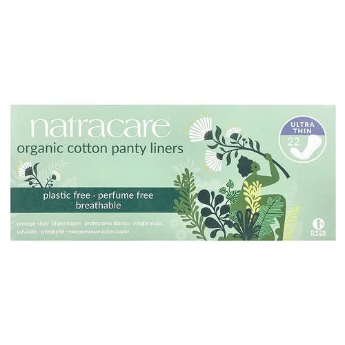 Natracare, Protectores diarios de algodón orgánico, Ultrafinos, 22 protectores