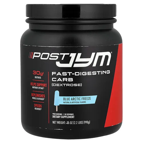 JYM Supplement Science, Post JYM, Carbohidratos de digestión rápida, Congelación ártica azul`` 990 g (2,2 lb)