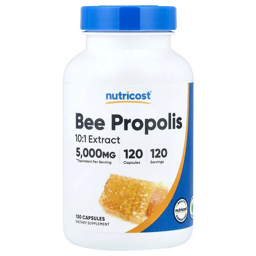 Nutricost, Propóleo de abeja, 5000 mg, 120 cápsulas