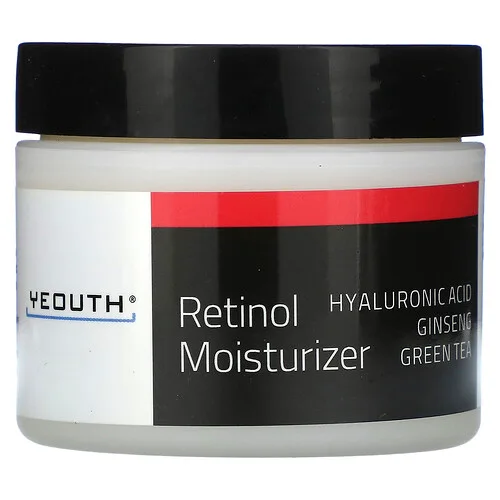YEOUTH, Humectante con retinol, Ácido hialurónico, Ginseng y té verde, 60 ml (2 oz. líq.)