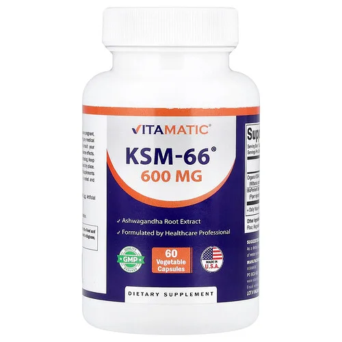 Vitamatic, KSM-66®, 60 cápsulas vegetales