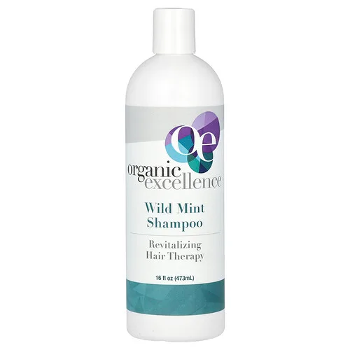 Organic Excellence, Organic Excellence, Champú, Terapia Revitalizadora del Cabello, Menta Salvaje, 16 fl oz (473 ml)