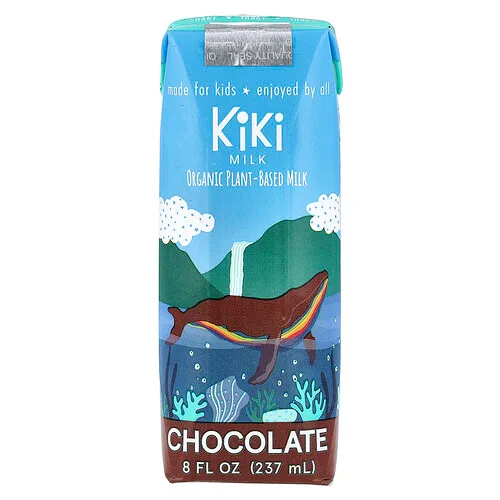 Kiki Milk, Leche orgánica de origen vegetal, Chocolate, 8 oz. Líq. (237 ml)