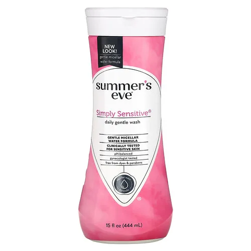 Summer's Eve, Jabón líquido suave de uso diario, Simply Sensitive, 444 ml (15 oz. líq.)