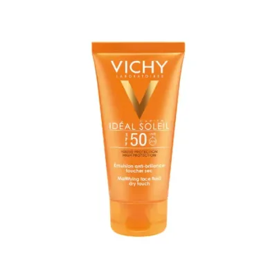 Emulsión Rostro Tacto Seco Idéal Soleil SPF 50 50 ml