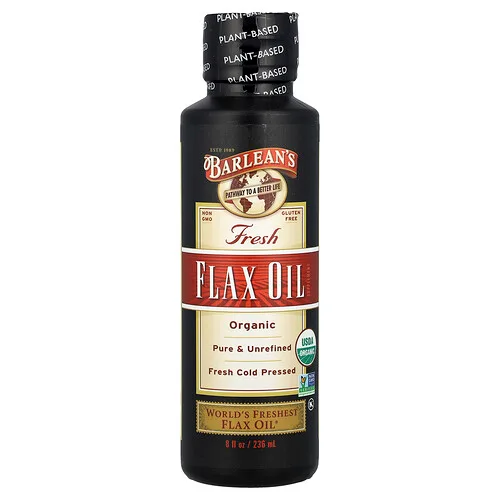 Barlean's, Aceite de linaza orgánico, 236 ml (8 oz. líq.)