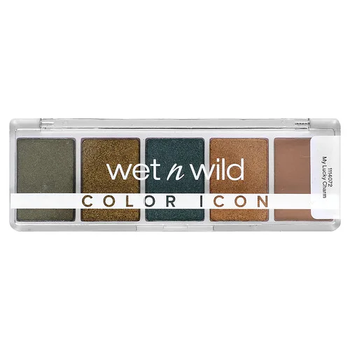 wet n wild, ColorIcon, Paleta de 5 sombras, Amuleto de la suerte 1114072, 6 g (0,21 oz)