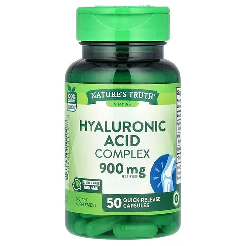 Nature's Truth, Complejo de ácido hialurónico, 50 cápsulas de liberación rápida