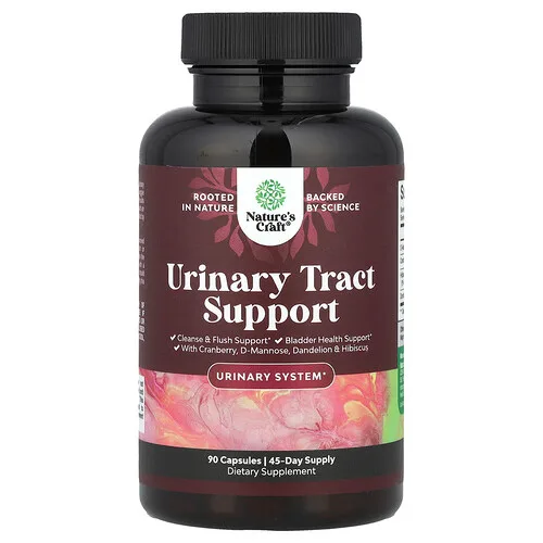 Nature's Craft, Refuerzo para las vías urinarias, 90 cápsulas
